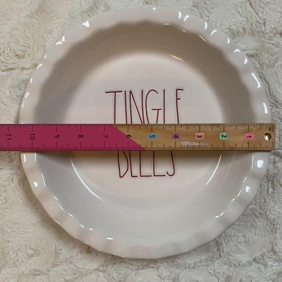 🆕🎅🏻Rae Dunn Jingle Bells Pie Plate - Picture 6 of 6